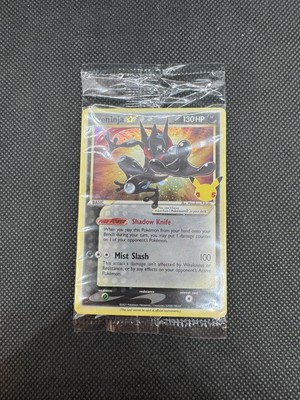 SEALED Greninja Gold Star SWSH144 25th Anniversary Celebrations