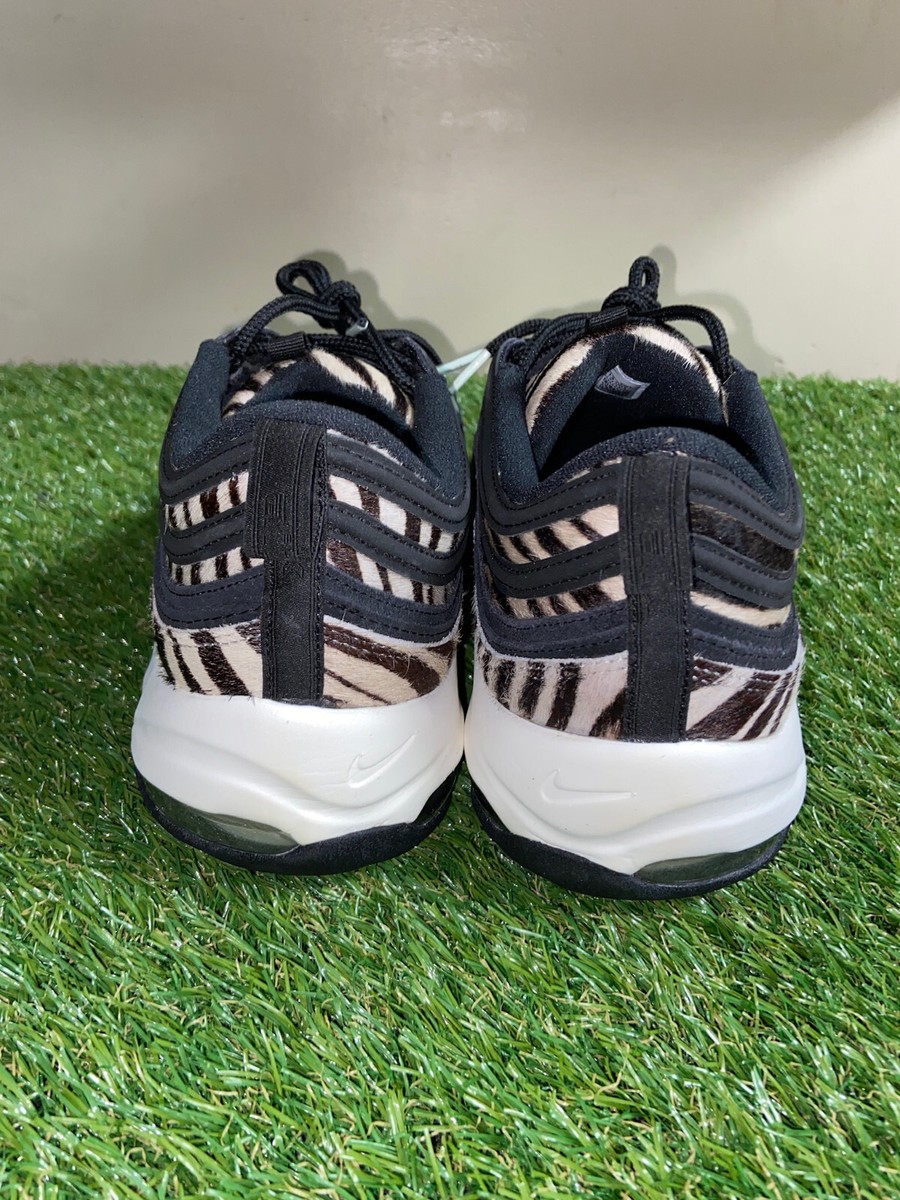 Nike Air Max 97 G NRG Golf Shoes Zebra Fur Black Sail DH1313-001