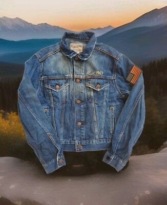 Polo Ralph Lauren RL 1967 Women's Size S Denim Jacket Embroidered