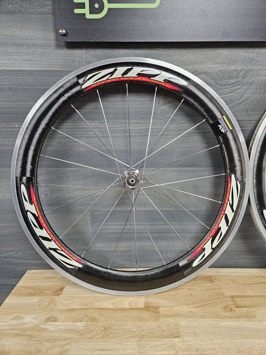 Zipp 404 Speed Weaponry Carbon Fiber Wheelset 650c Clincher Rim