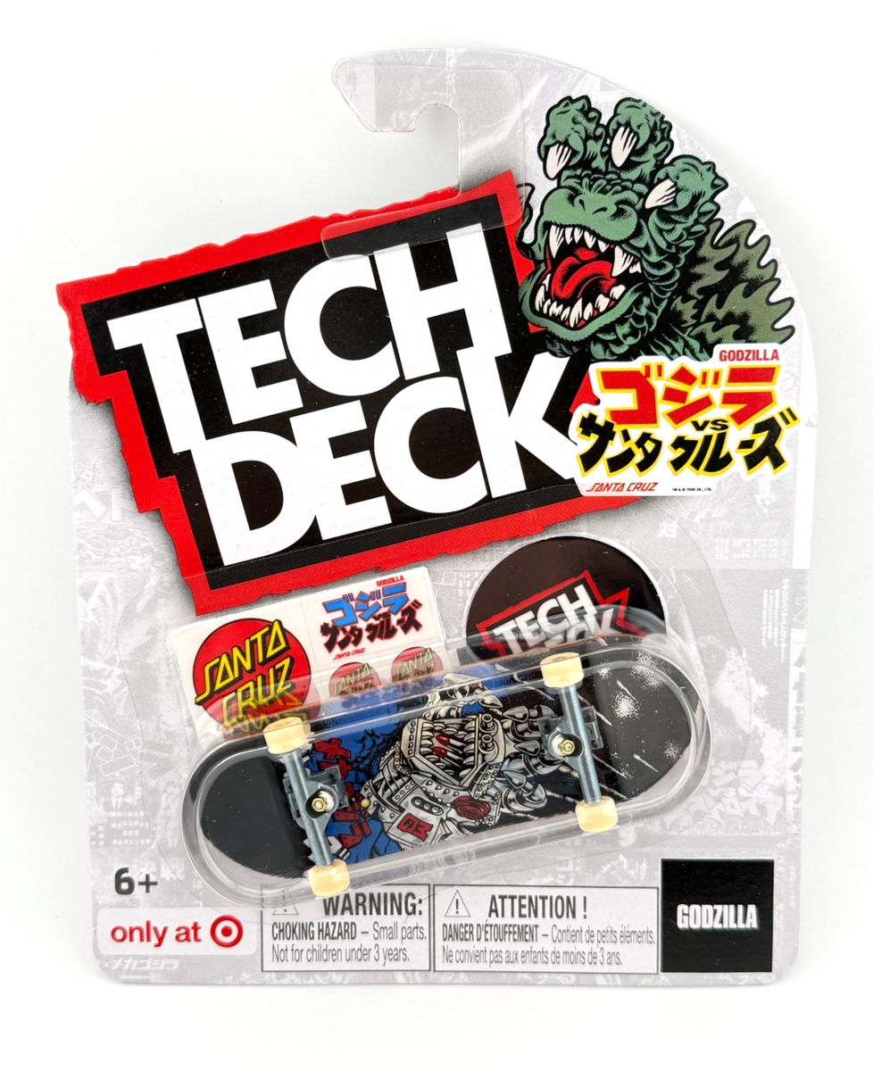 Tech Deck Santa Cruz x Godzilla MECHAGODZILLA Fingerboard Target
