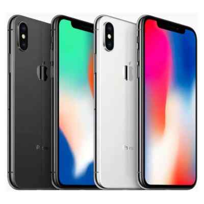 Apple iPhone X 64GB &256GB Factory Unlocked Space Gray & SILVER | eBay