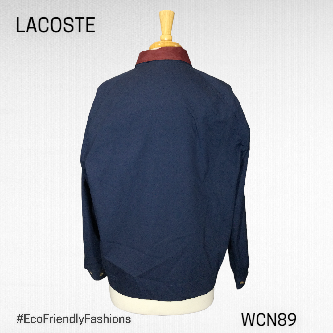 Vintage 70's Izod Lacoste Mens Red & Blue Long Sleeve Reversible