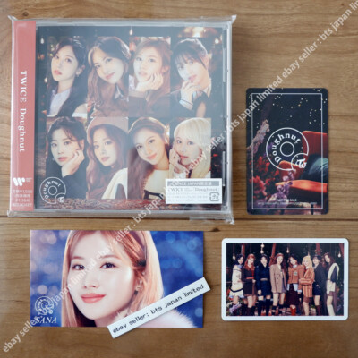 TWICE Sana Doughnut Official ONCE CD ver. + ONCE sticker + 2
