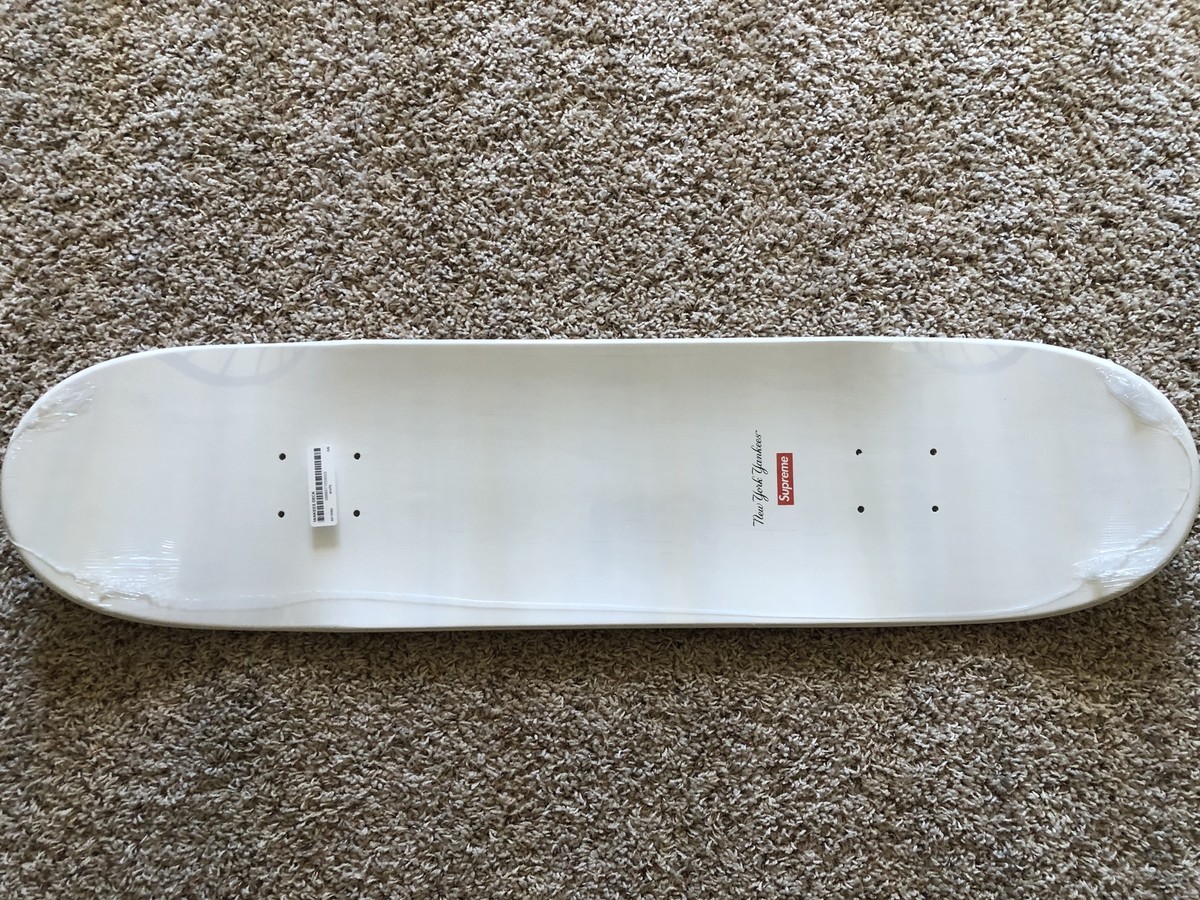 Supreme New York Yankees Skateboard Deck White S/S 15 | eBay