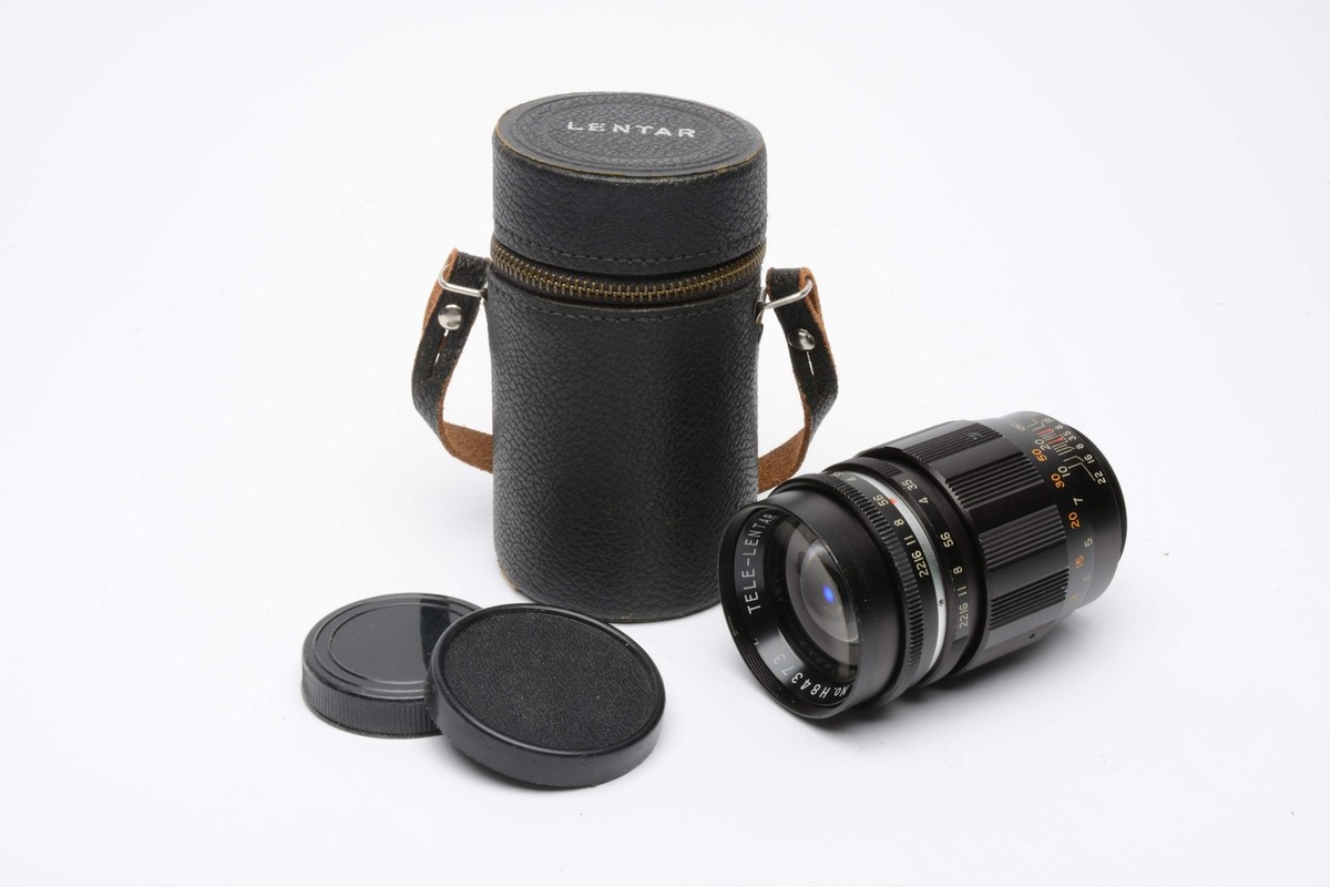 Tele Lentar 135mm f3.5 Manual Focus Telephoto Prime Lens - M42