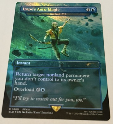 🌟 Hope's Aero Magic Cyclonic Rift Rainbow 🌈 FOIL FINAL FANTASY