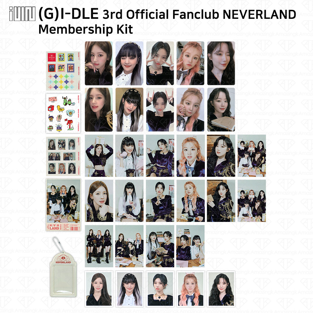 G)I-DLE G-IDLE IDLE 3rd Official Fanclub NEVERLAND Membership Kit