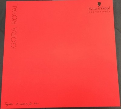 Schwarzkopf Igora Royal Premium Color Chart IDH: 2911973 | eBay