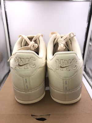 Nike Men's Air Force 1 Low Canvas “NYC Edition Procell” Muslin Off