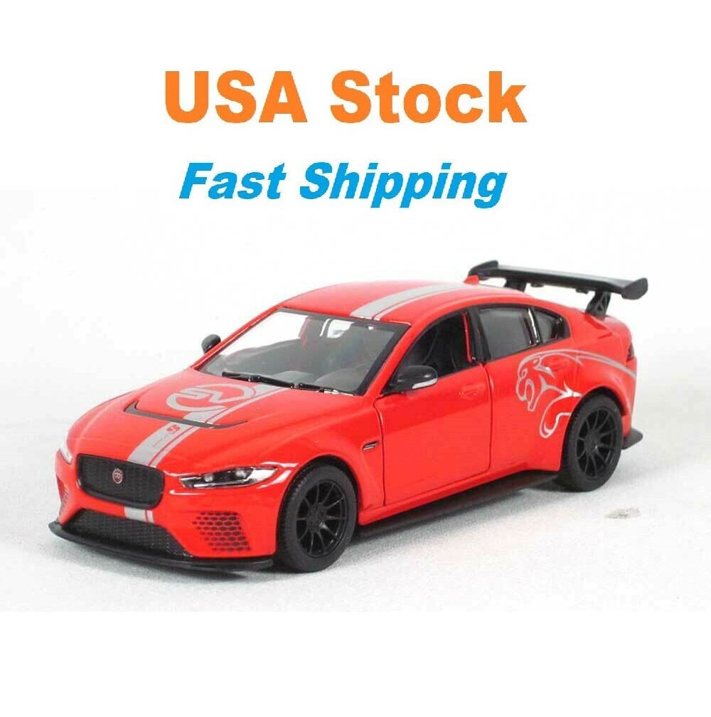 Jaguar XE SV Project 8 Decals Hardtop Kinsmart Diecast Toy Car 5