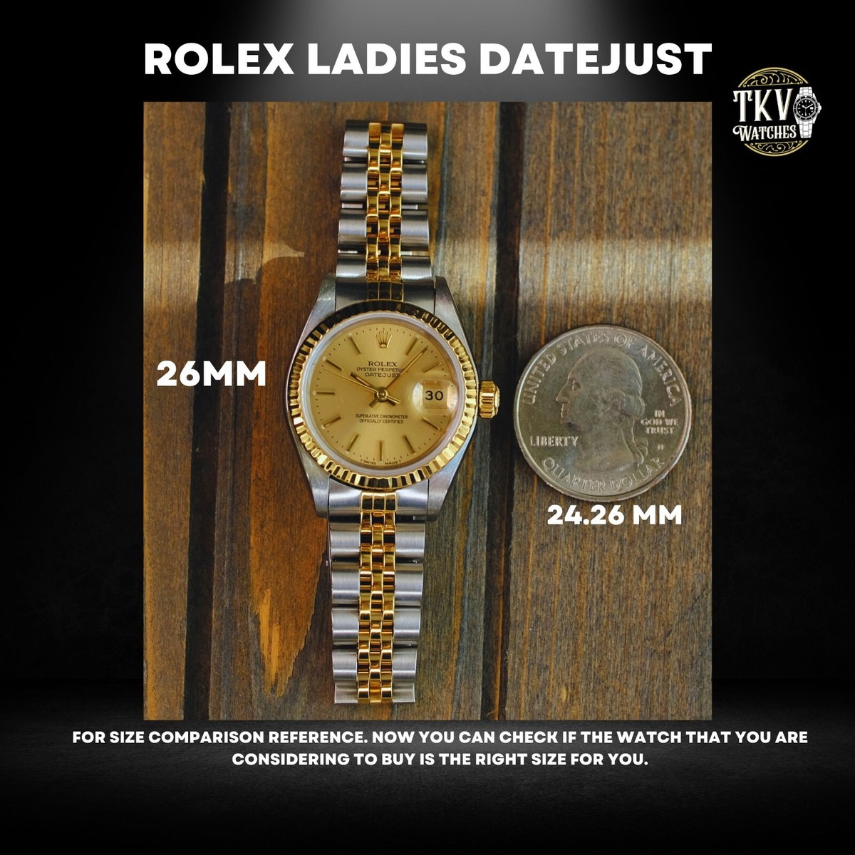 Rolex Datejust 69173 Ladies 26mm 18K Gold & Steel Pink Dial Fluted