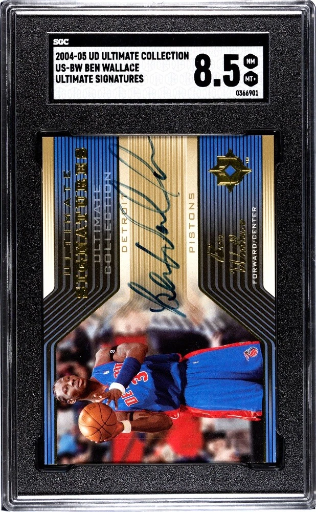 Ben Wallace Basketball Autographed Sports Trading Cards