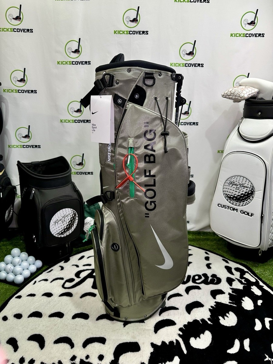 Nike Sport Lite “GOLF BAG” Off-White Inspired Golf Bag W/ Zip Tie