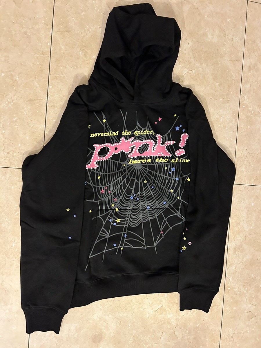 Black Sp5der Hoodie Size Medium | eBay
