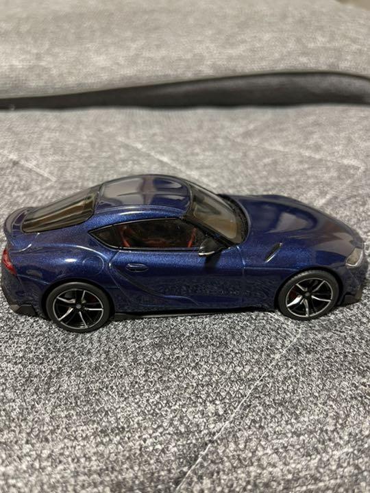 Toyota New Supra GR Supra model Minicar Deep Blue Metallic 1/30