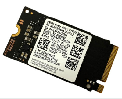 Samsung 256gb SSD M.2 2242 Pm991 NVMe Mzalq256hajd-000l2 Mz