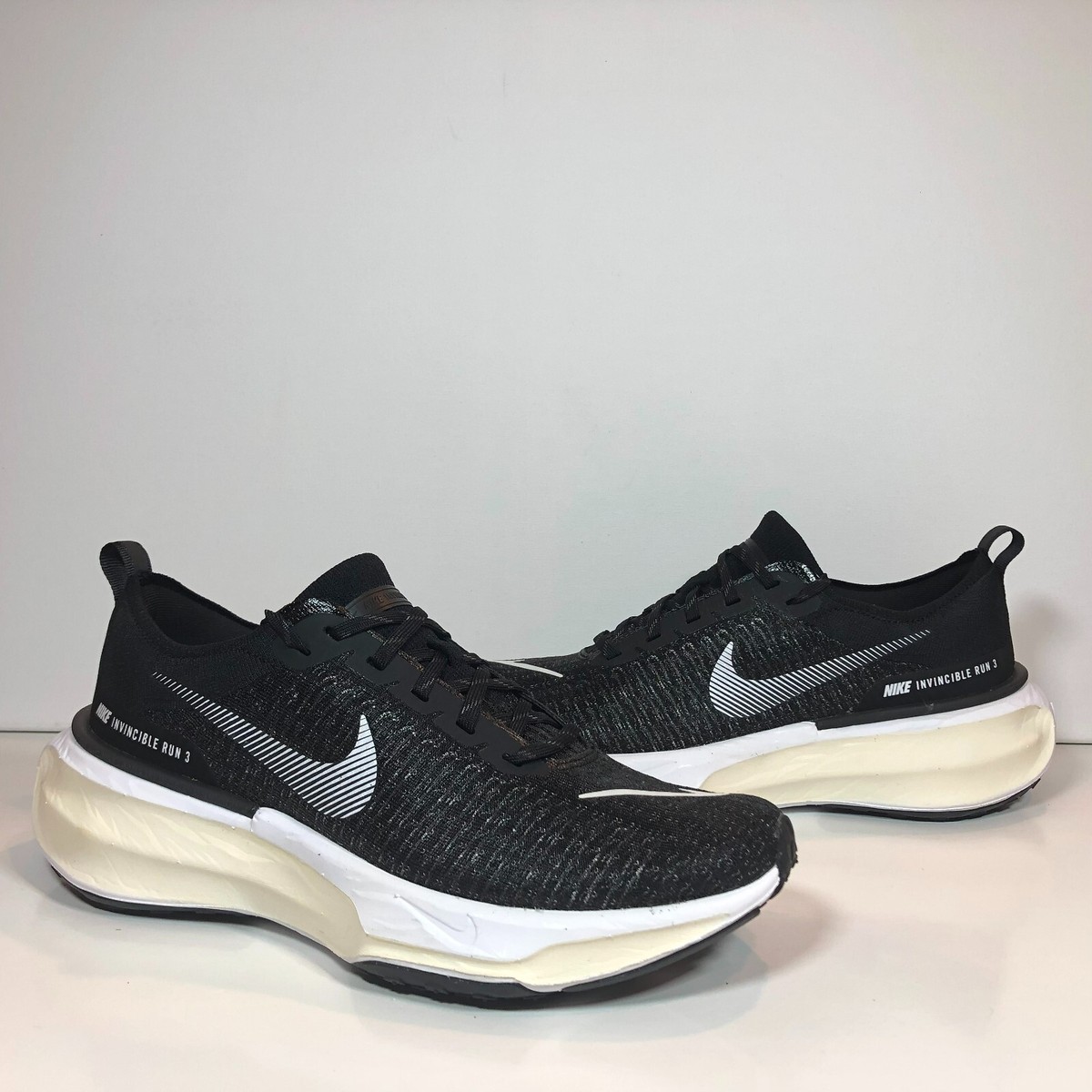 Nike ZoomX Invincible Run FK 3 Running Shoes 'Black White' Men's