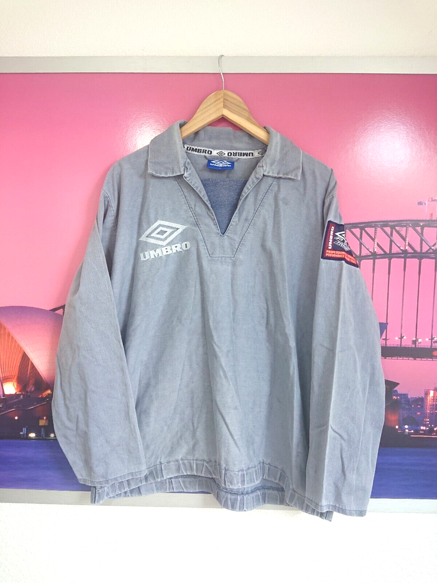 Vintage Umbro Training Drill Top | Oasis Liam Gallagher 90's Maine
