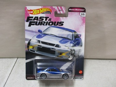 2020 Hot Wheels Fast & Furious Quick Shifters Nissan Skyline R33