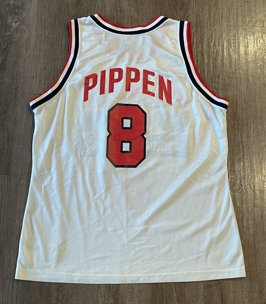 Vintage Team USA Olympic Champion Jersey NBA Basketball 44 Men's L