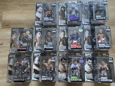 RARE UFC Ultimate Collector Round 5 Series 1-4 Set w/ Limited