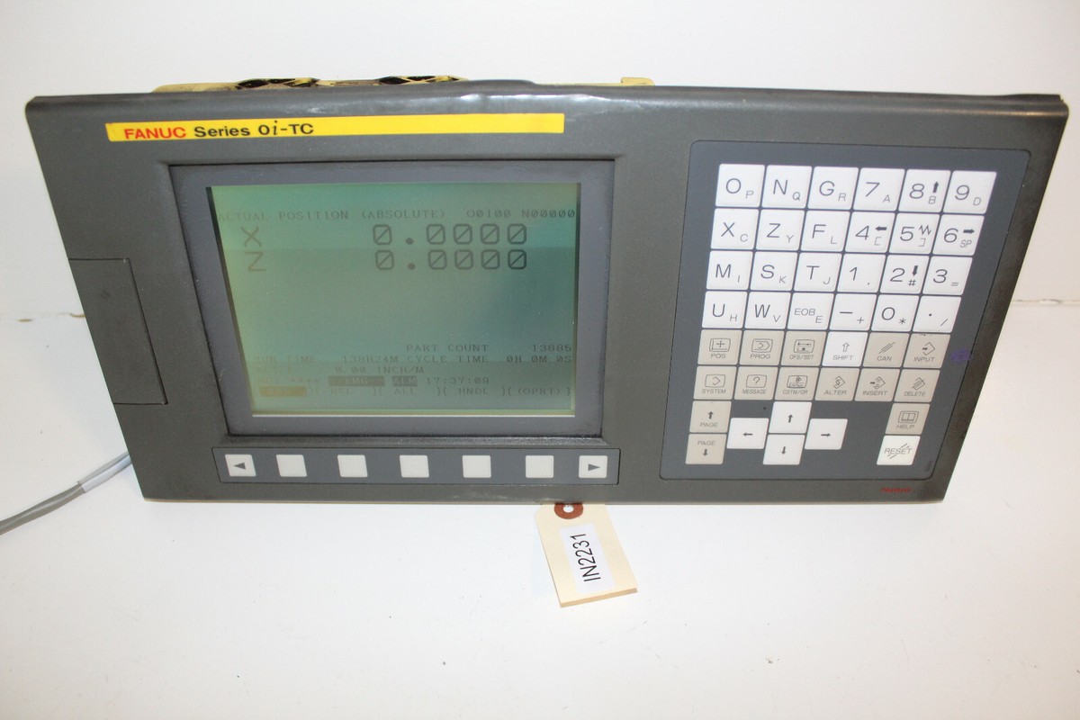 Fanuc Control Series 0i-TC A02B-0309-B520 IN2231 H1A | eBay