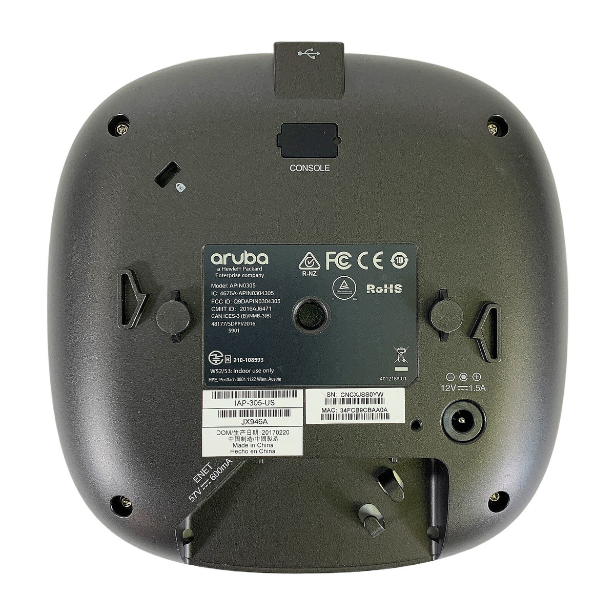 Aruba AP-305 アクセスポイント