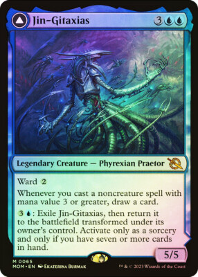 MTG FOIL Jin-Gitaxias // The Great Synthesis - March of the