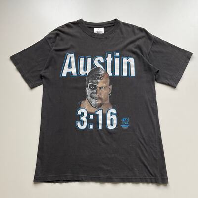 Vintage 90s Stone Cold Steve Austin 3:16 100% Pure Whoop Ass WWF