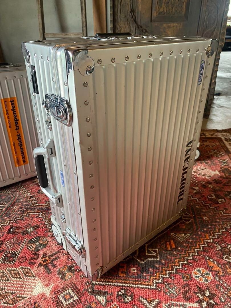 Rimowa Tropicana Trolley Silver 2-wheels Carry Case Suitcase | eBay