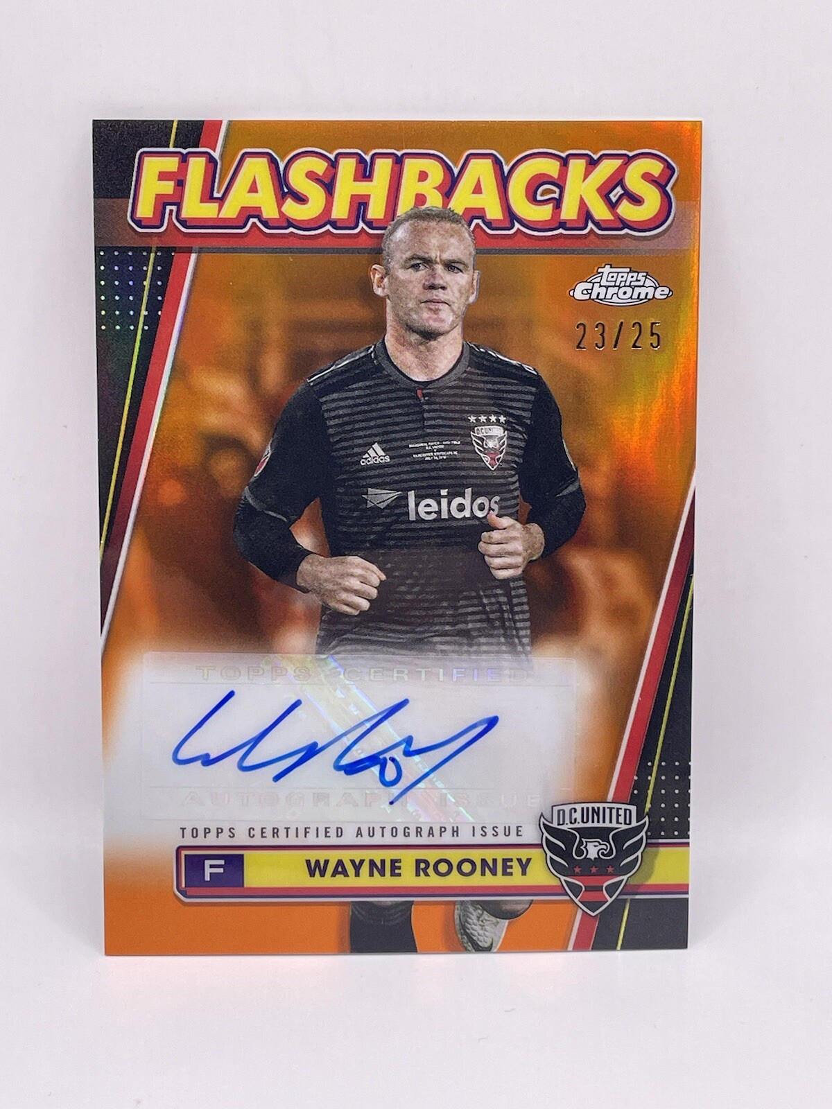 Wayne Rooney 2024 Topps Chrome MLS #FA-WR MLS Flashbacks