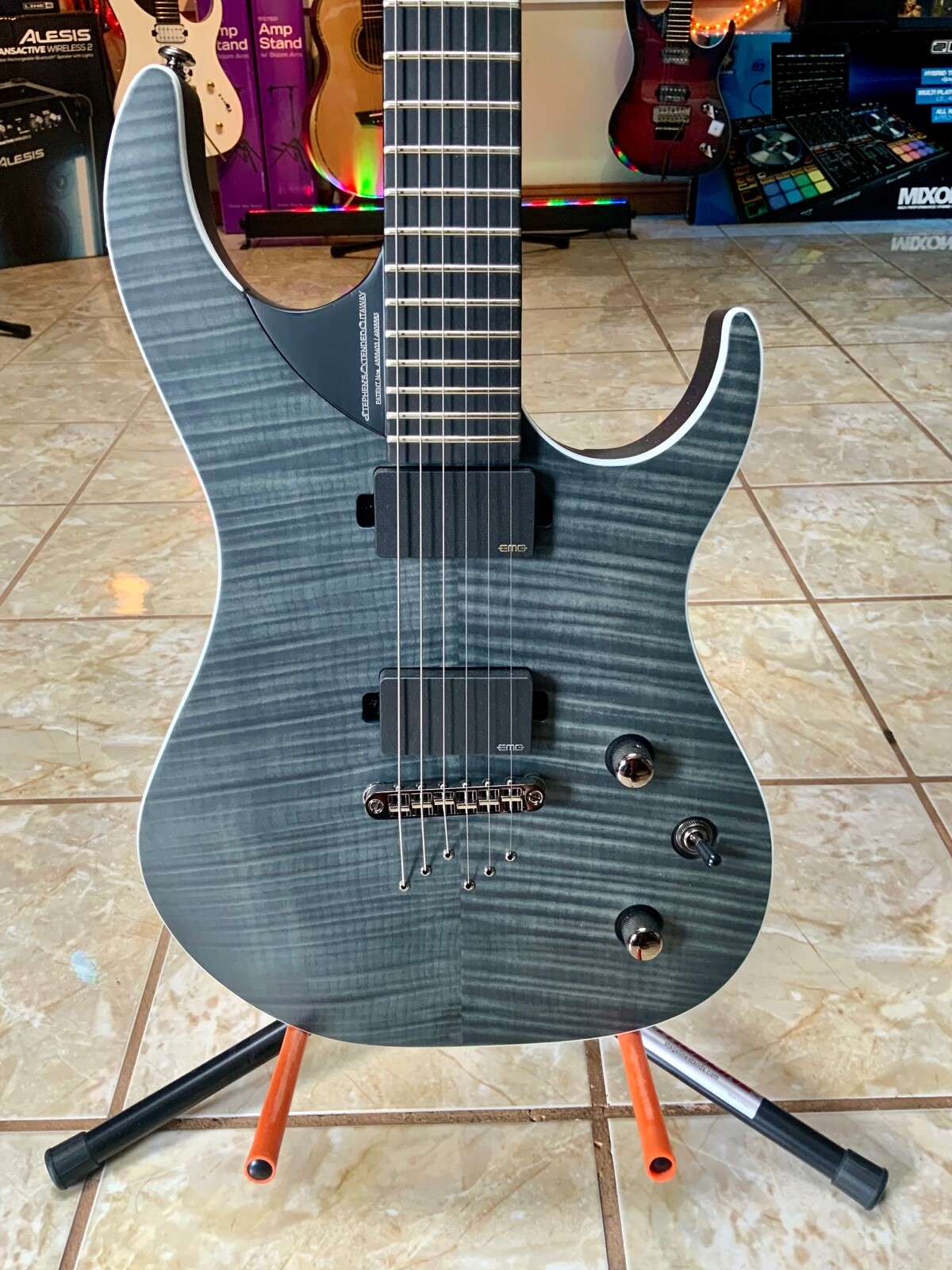 Washburn Parallaxe PXS10 Electric Guitar Transparent Black/ 1 Year