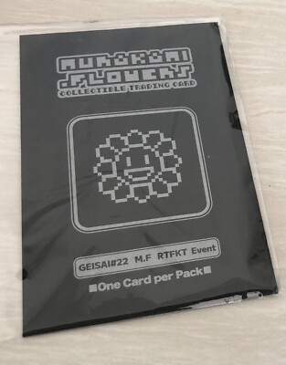 Takashi Murakami Flowers Geisai#22 RTFKT Promo Card 001 ZEUSMAP-X