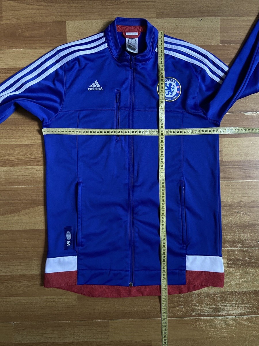 CHELSEA 2015 2016 HOME PRE MATCH FOOTBALL SOCCER JACKET ADIDAS