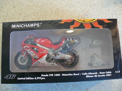 1/12 Minichamps Valentino Rossi Collection - 2001 Suzuka 8 Hour