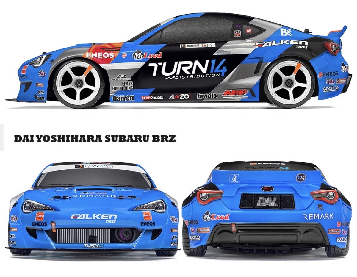 HPI Racing Dai Yoshihara SUBARU BRZ Drift Car RS4 SPORT3 4wd RTR