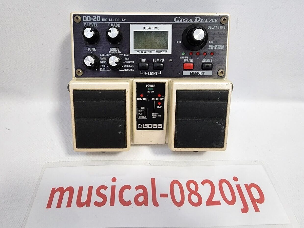 BOSS DD-20 Digital Delay GIGA DELAY Guitar Effects Pedal | eBay