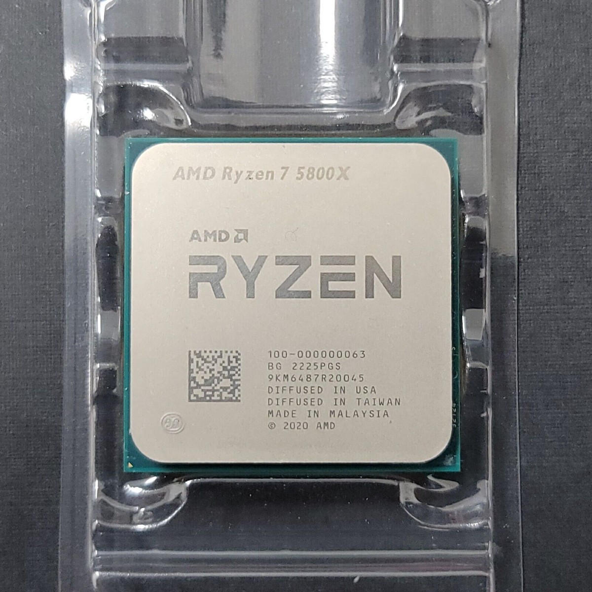 AMD 5th R7 Ryzen 7 5800x CPU processor 3.80ghz 8 core 32mb 7nm