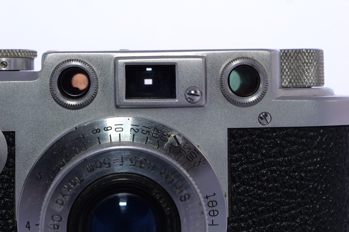 Leotax F vintage rangefinder camera. Circa 1954. Tokyo Opt. Simlar