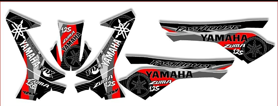 Yamaha Zuma 125 BWS 125 YW125 Graphics Decals Stickers Kits For