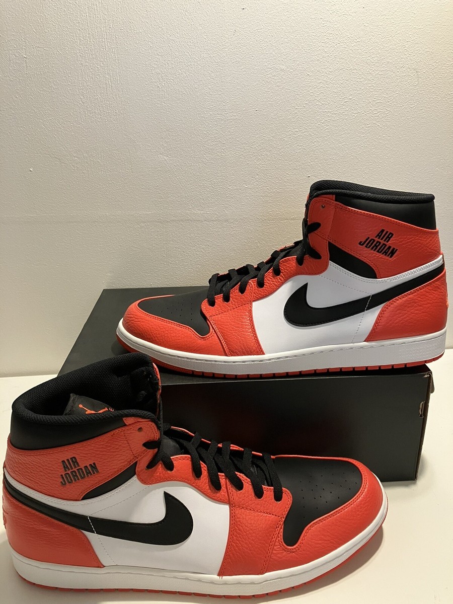 New Air Jordan 1 Retro High Rare Air Max Orange Black Size 18