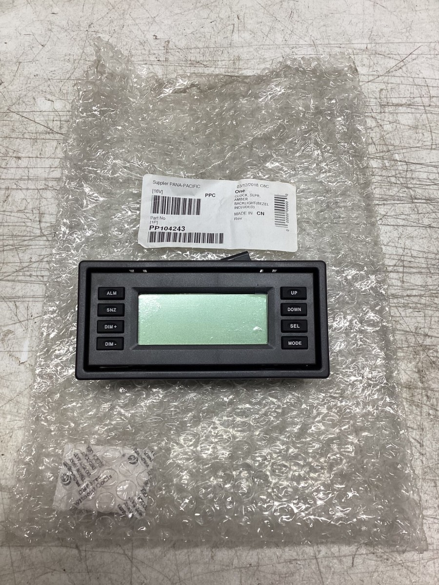 Peterbilt 579 Sleeper Clock, Alarm MOUNTS TO SLEEPER WALL P/N