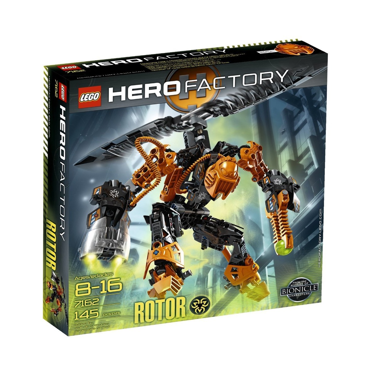 Brand New in Box Sealed Lego Hero Factory - Rotor (7162