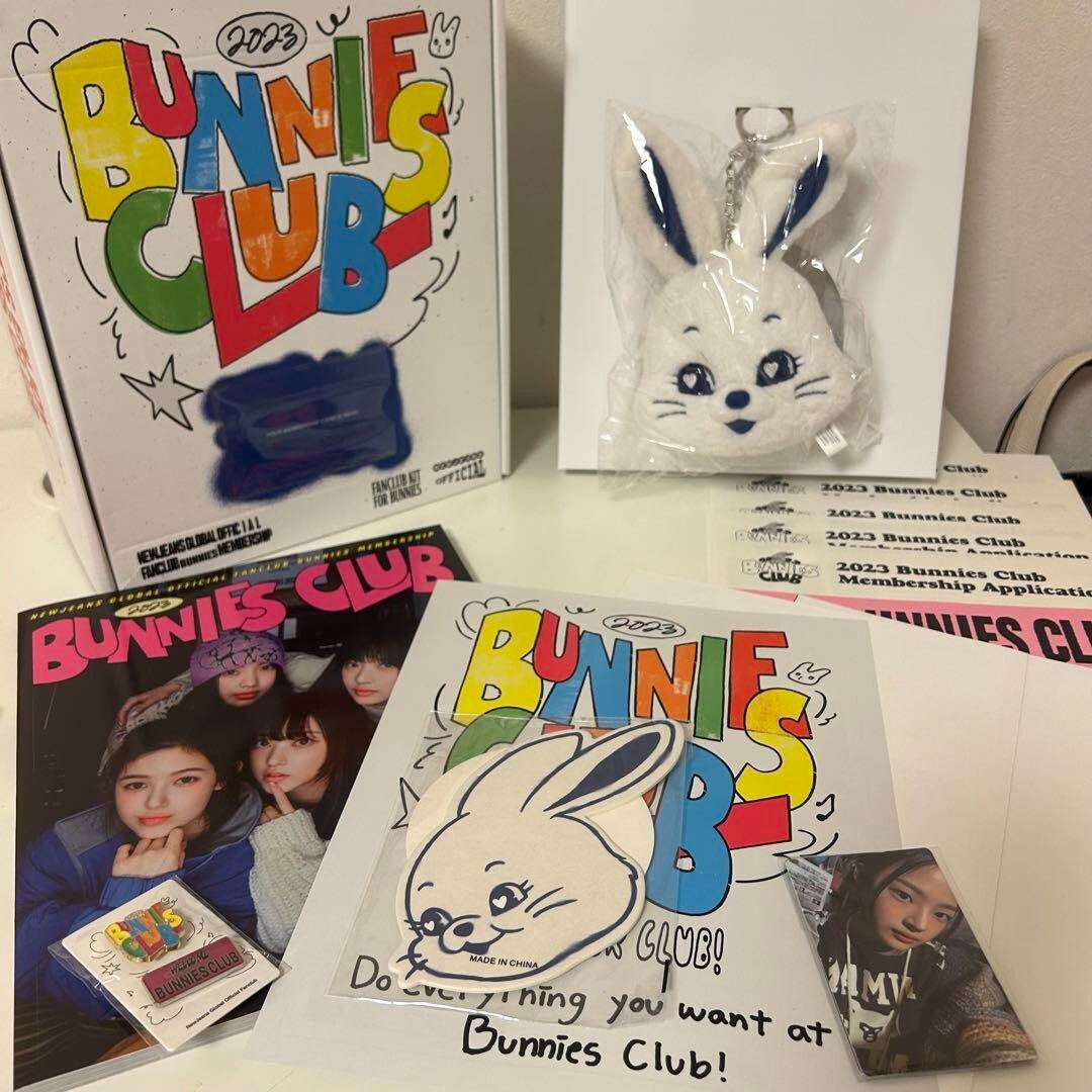 NewJeans BUNNIES CLUB FAN MEMBER SHIP KIT Phase1 2023 Official