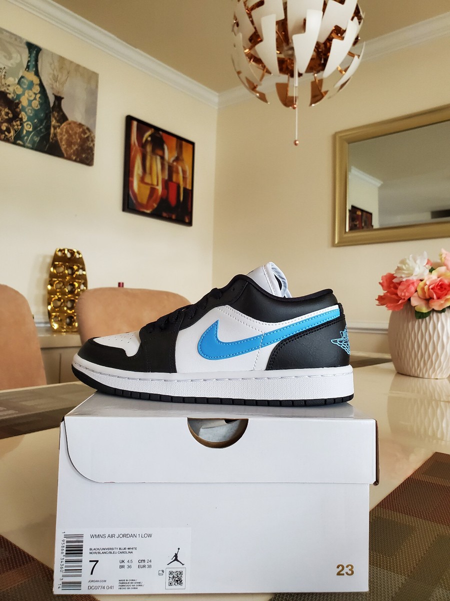 Women Nike Air Jordan 1 Low University Blue White UNC High Mid