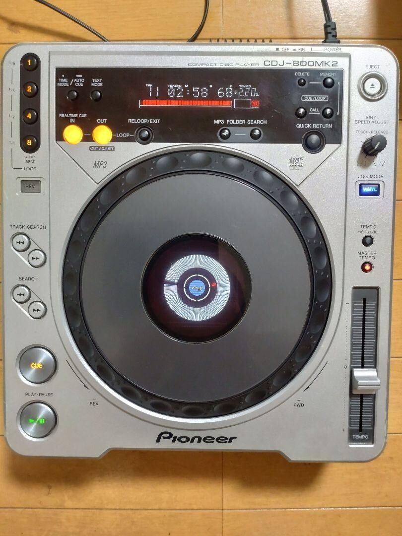 Pioneer CDJ-800MK2 CD Digital Media Player DJ Turntable Music | eBay