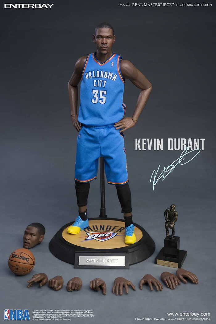 Enterbay - NBA - 1/6 Real Masterpiece OKC Thunder/Warrior Kevin