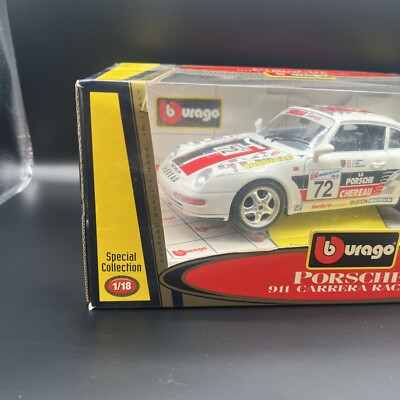 Bburago Special Collection 1993 Porsche 911 Carrera Racing 1:18