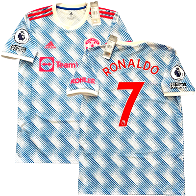 2021/22 Manchester United Away Jersey #7 Ronaldo Medium Adidas